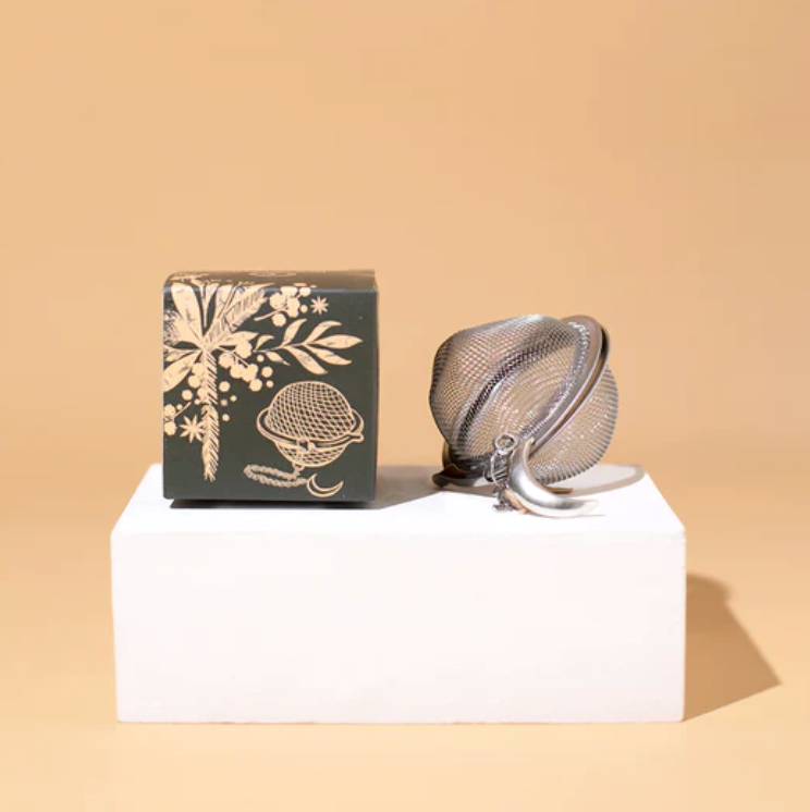 Ball Tea Infuser with Moon Charm