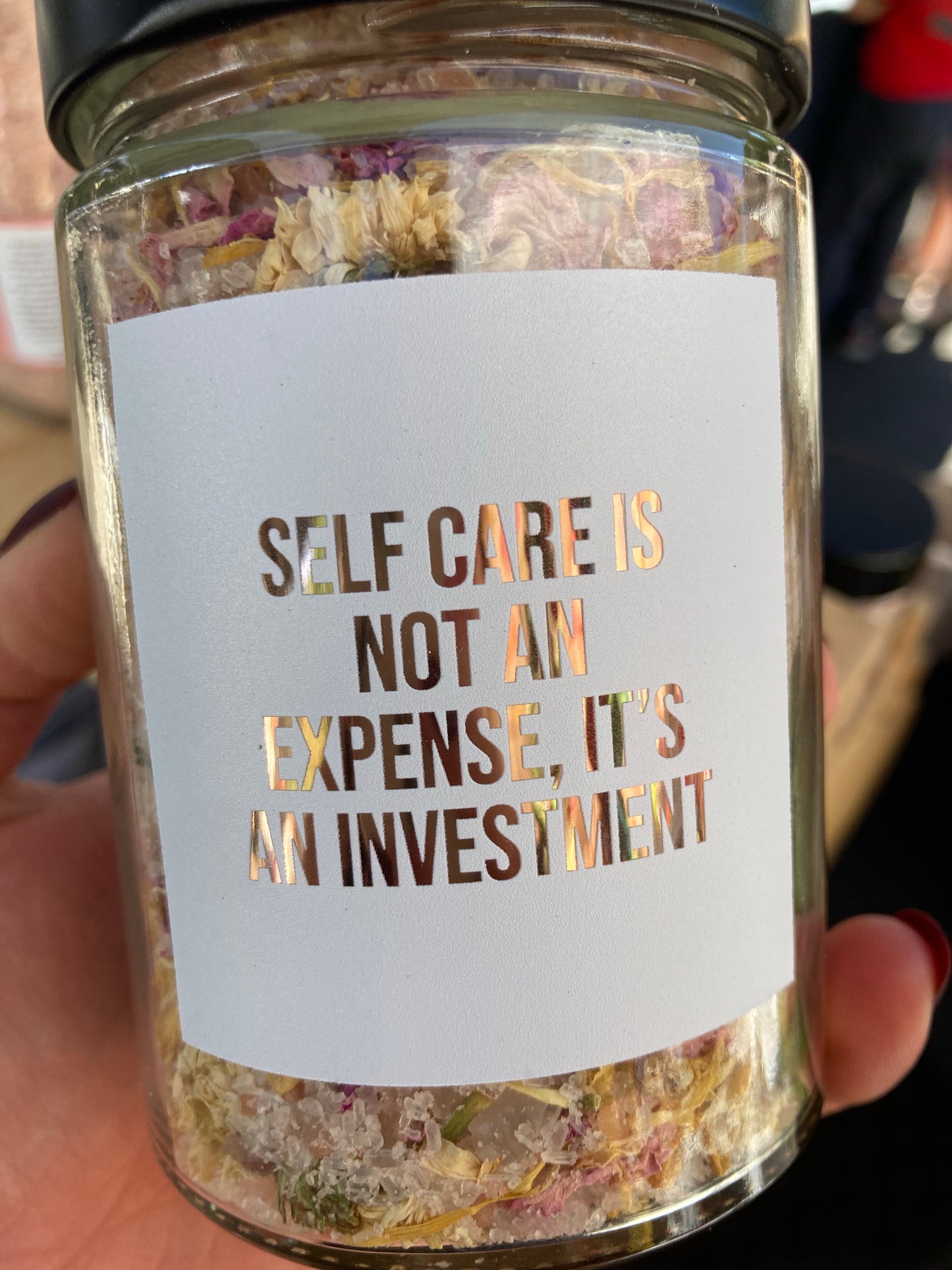 Self Care is not an expense Bath Salts  - The Sassy & Salty Collection