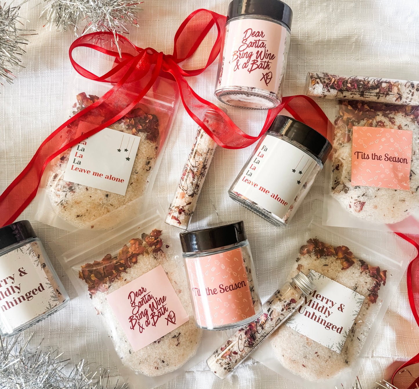 Tits the Season Christmas Bath Salt