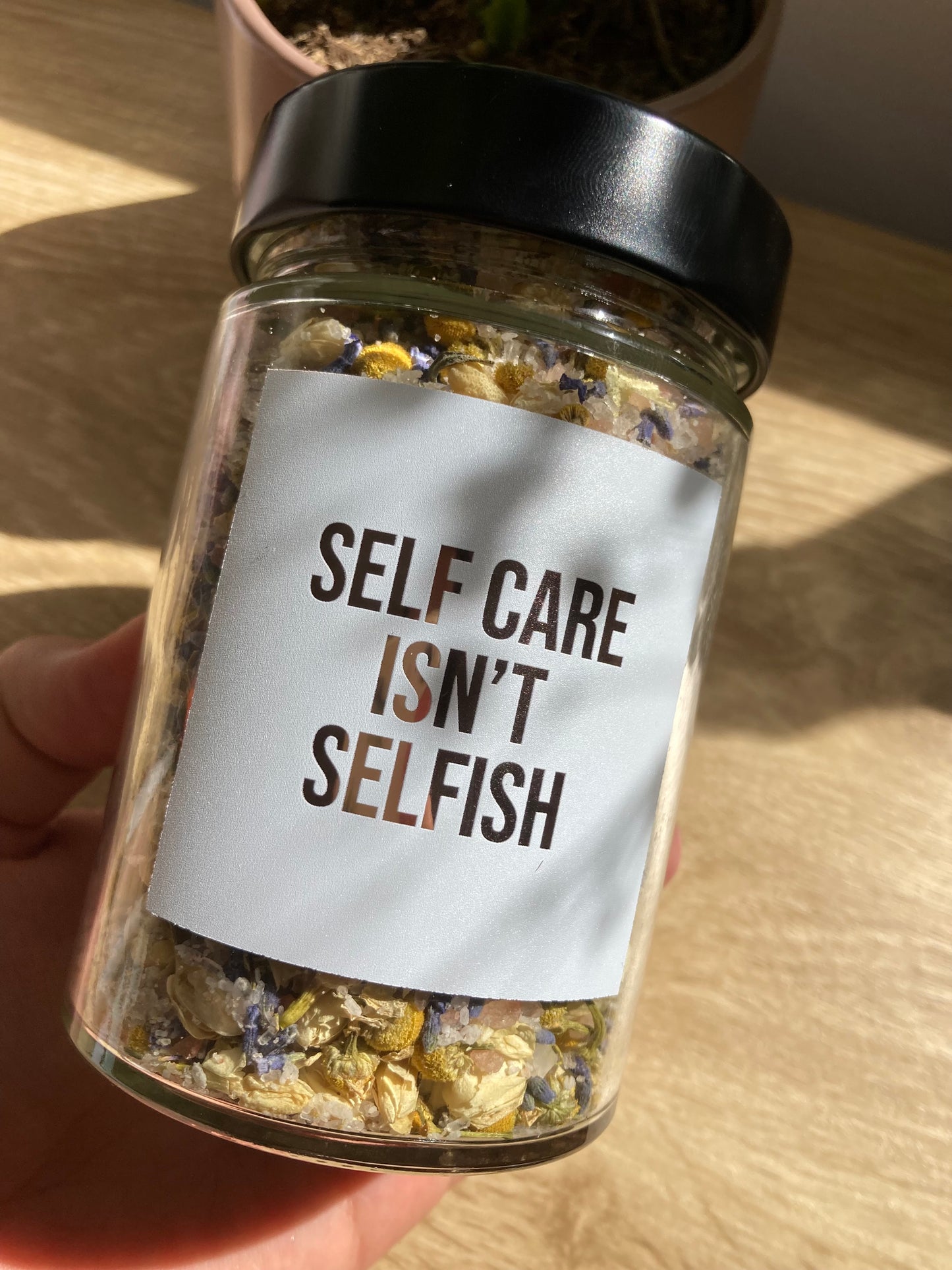 Self Care isn't Selfish Bath Salts  - The Sassy & Salty Collection